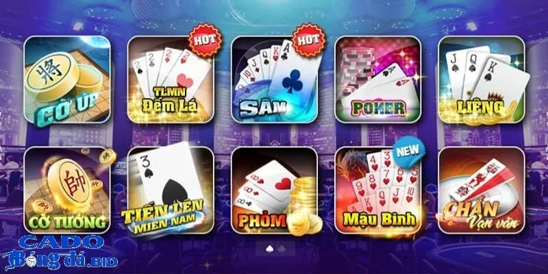 Hướng dẫn tham gia game bài tại Cá độ bóng đá