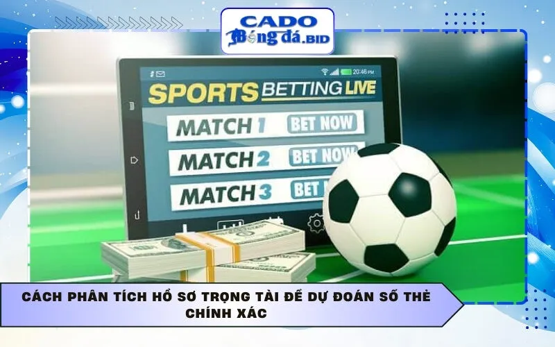 Cách phân tích hồ sơ trọng tài để dự đoán số thẻ chính xác